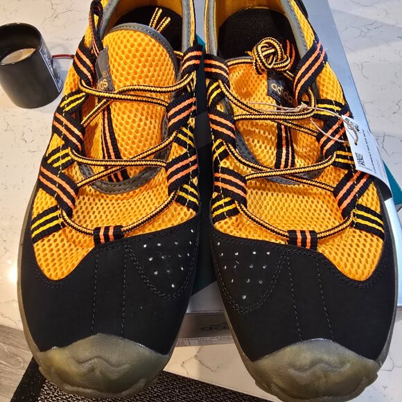 Adidas US 10.5 Men Water Moc Orange/Black Outdoors Adventure Mesh EQT IH8661 New - Picture 4 of 15